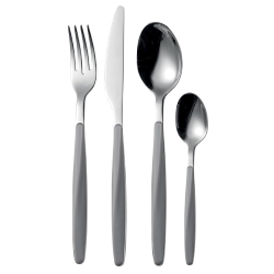 SERVIZIO POSATE 24 PEZZI  GRIGIO  MY FUSION GUZZINI