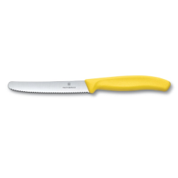COLTELLO TAVOLA ONDULATO GIALLO VICTORINOX