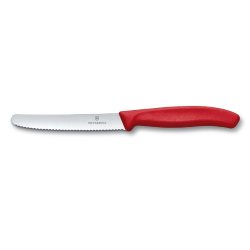 COLTELLO TAVOLA ONDULATO ROSSO VICTORINOX