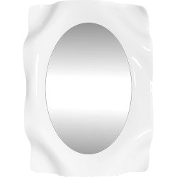 SPECCHIO BIANCO PLEXIGLASS DRAPPEGGI IPLEX DESIGN