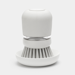 SPAZZOLA PER PIATTI CON DISPENSER SAPONE GRIGIO CHIARO BRABANTIA