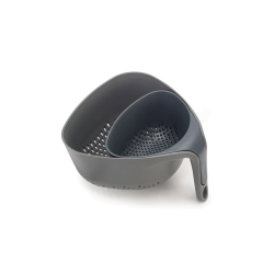 SET DI 2 SCOLAPASTA GRIGIO NEST JOSEPH JOSEPH