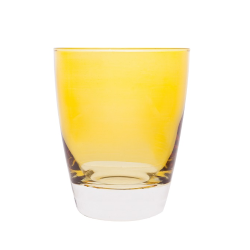 BICCHIERE GIALLO  HAPPY COLOUR EXCELSA