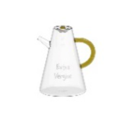 OLIERA IN VETRO BOROSILICATO 500ML MANICO GIALLO