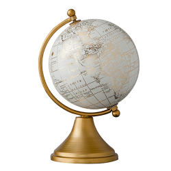 MAPPAMONDO H.17 BASE ORO GLOBO PERLA E ORO