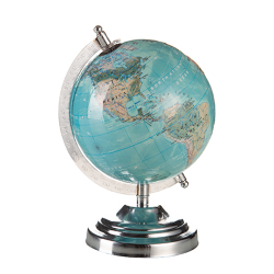 MAPPAMONDO H.22 BASE CROMO GLOBO TONI AZZURRI 