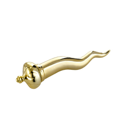 CORNO ORO DECORAZIONE 16CM.DIPINTO A MANO PORCELLANA 